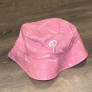 New - Phillies Pink Bucket Hat